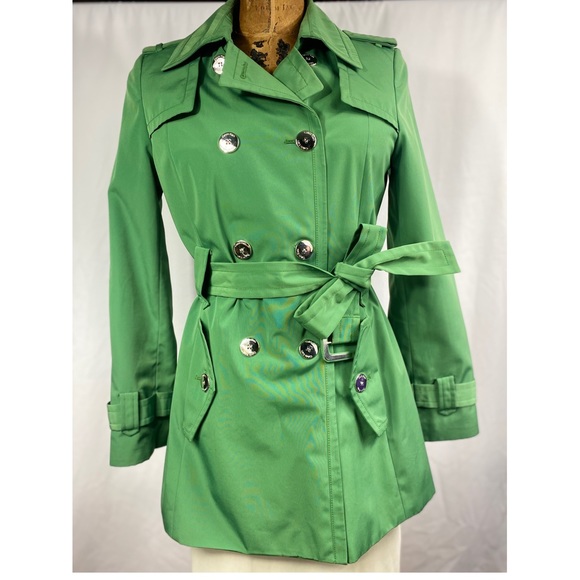 Calvin Klein Short Trench Coat - Picture 1 of 6